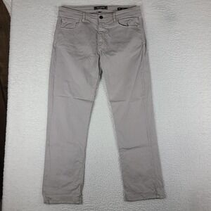 Jack Of Spades Pants Mens 38 x 32 Taupe Straight Leg Gray Chino Khakis